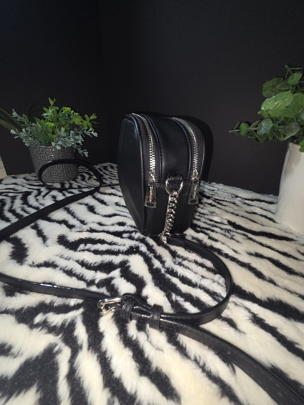Juicy Couture Black Rhinestone Spiderweb Crossbody Bag. NWOT - Picture 9 of 13